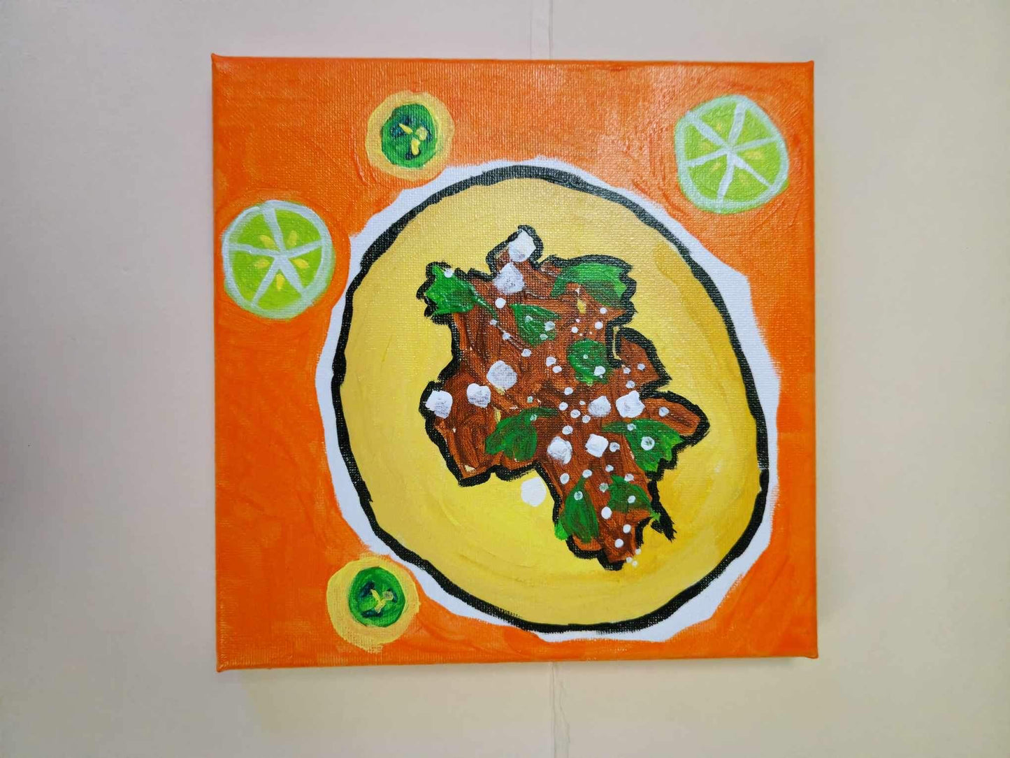 Carne Asada Taco Painting