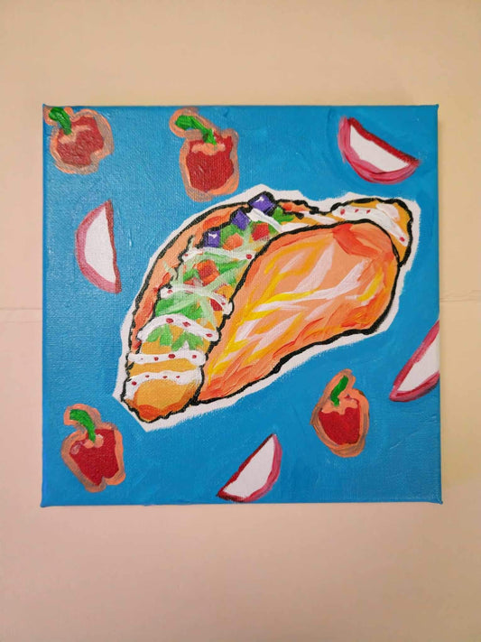 Baja Fish Taco Painting